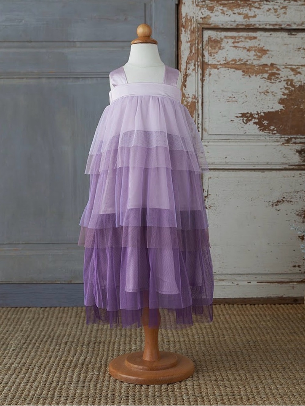 Elestory Ombré Dress Orchird Toddler